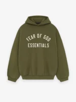 ESSENTIALS Fleece Hoodie Green