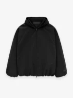 Essentials Bonded Nylon Hooded Bomber