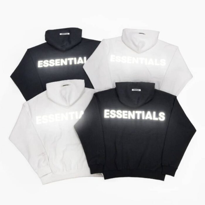 Fear Of God Essentials Reflective Letter Hoodie