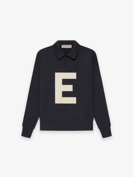 Fear of God Kids Big E Knit Polo